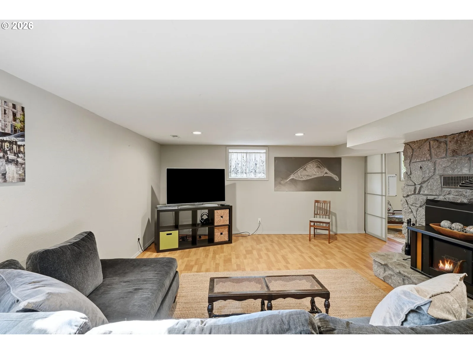 Lower level family room