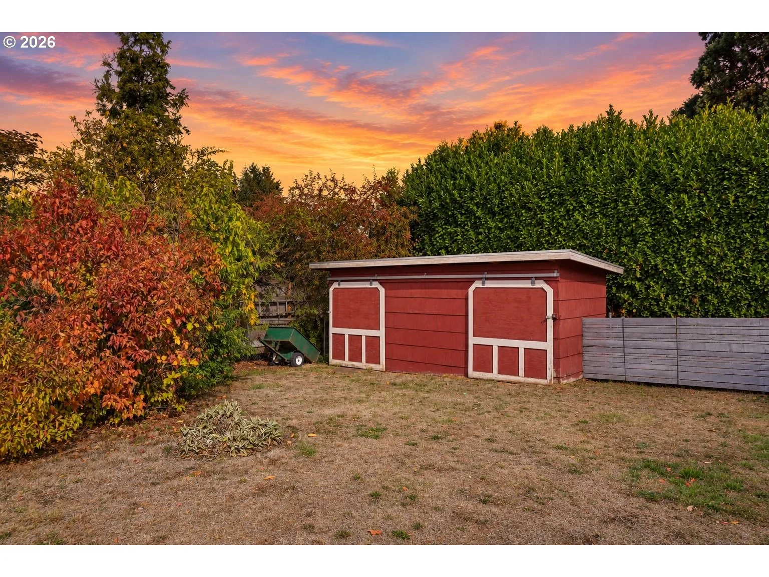 Backyard shed