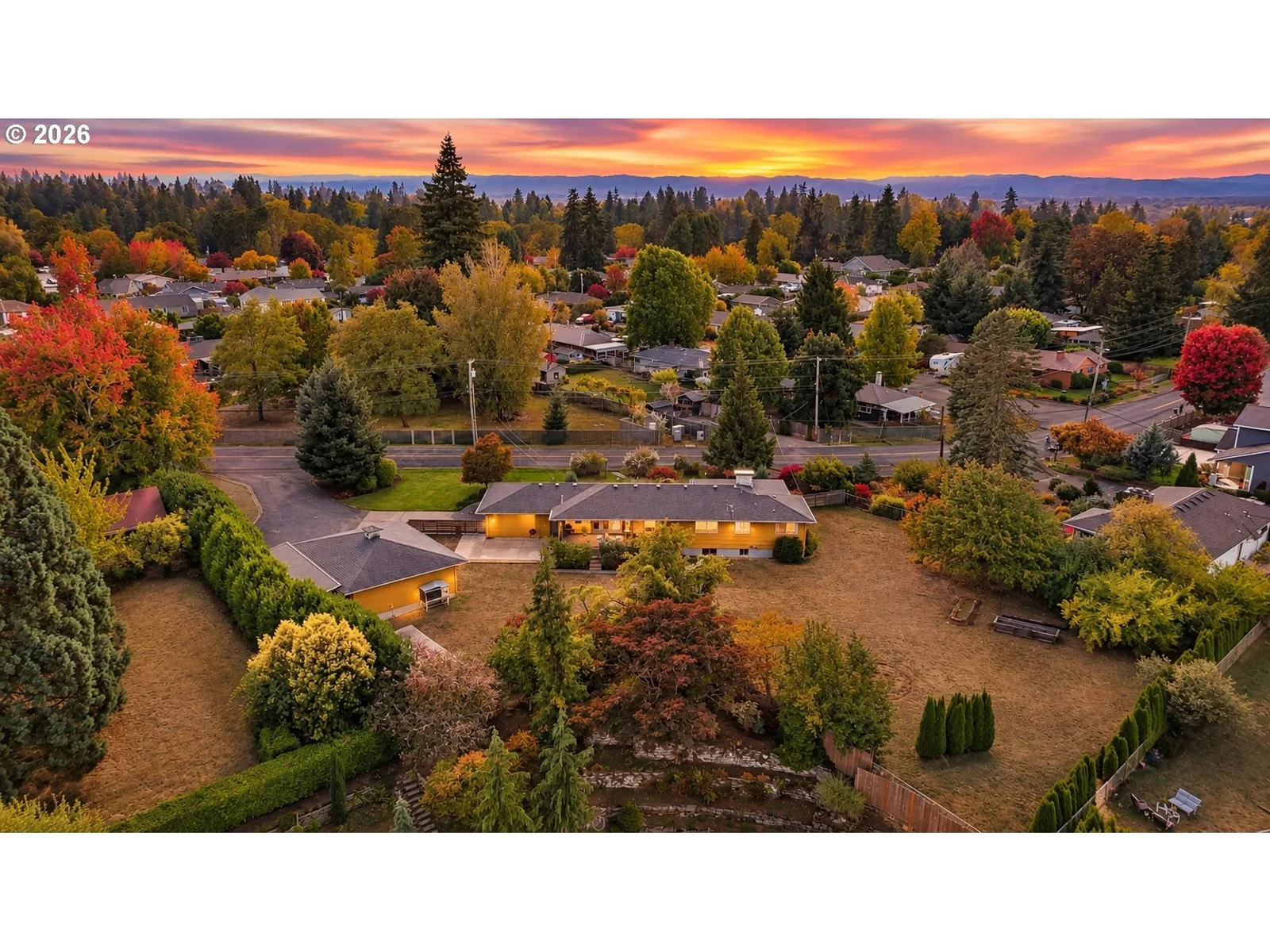 Aerial neighborhood setting